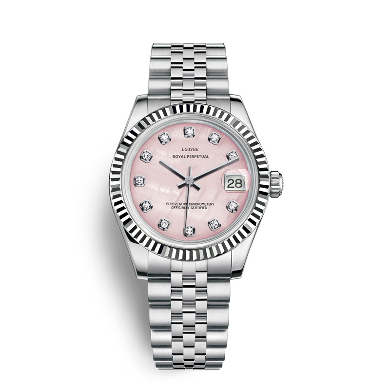 Minimalist Thin Watch - LGXIGE kryształowe damskie zegarki na bransoletce