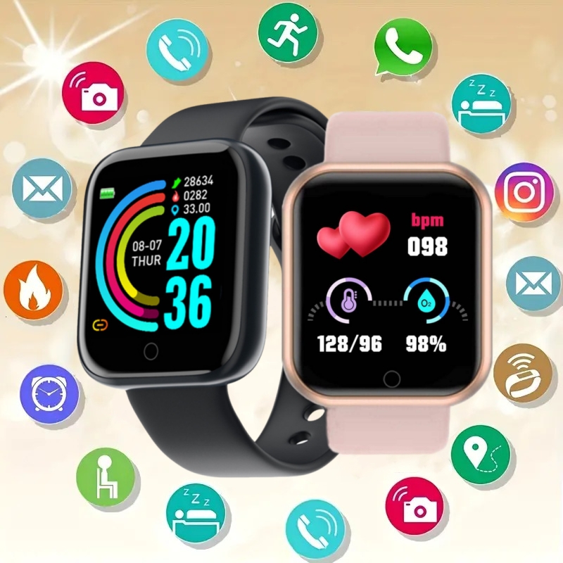 Smartwatch Sports Watches For Men - Inteligentny zegarek wiadomość przypomnienie kontrola muzyki