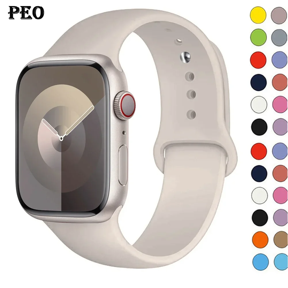 Smartwatch Apple Watches For Women - Silikonowy pasek do Apple Watch 44mm