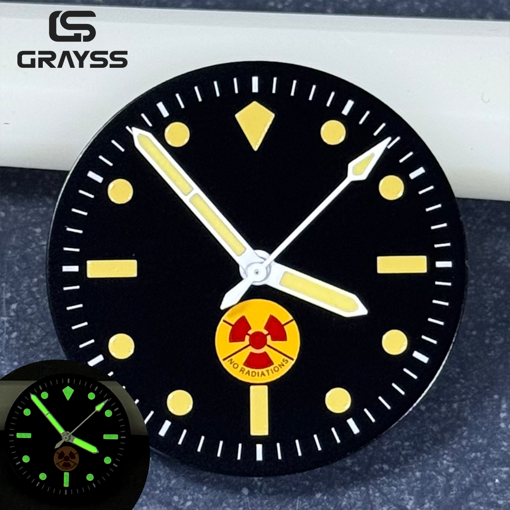 Luminous Dial Face - Tarcza zegarka 28.5mm bez promieniowania, pasująca