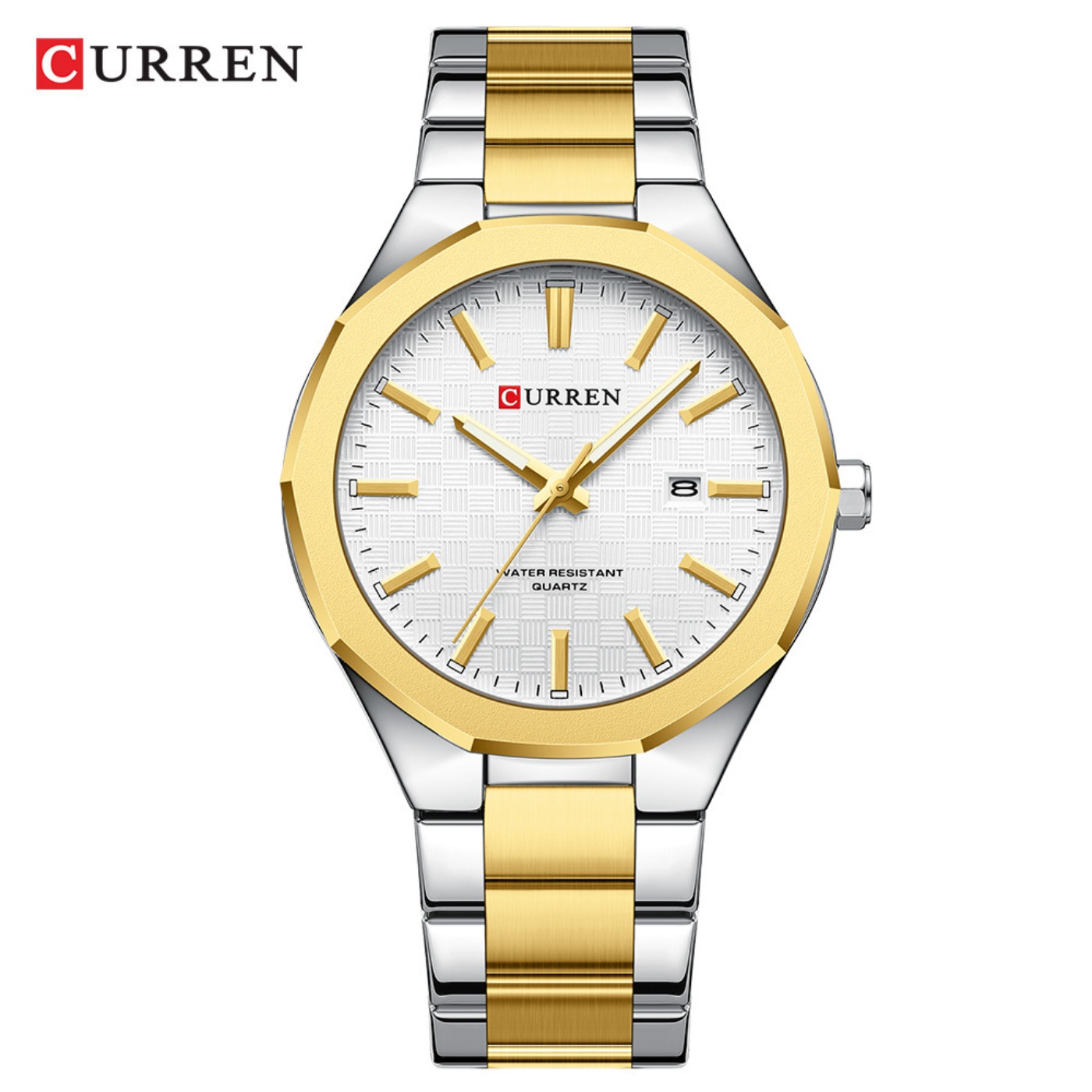 Analog Quartz Watch - CURREN Męskie Zegarki z Prostą Czarną
