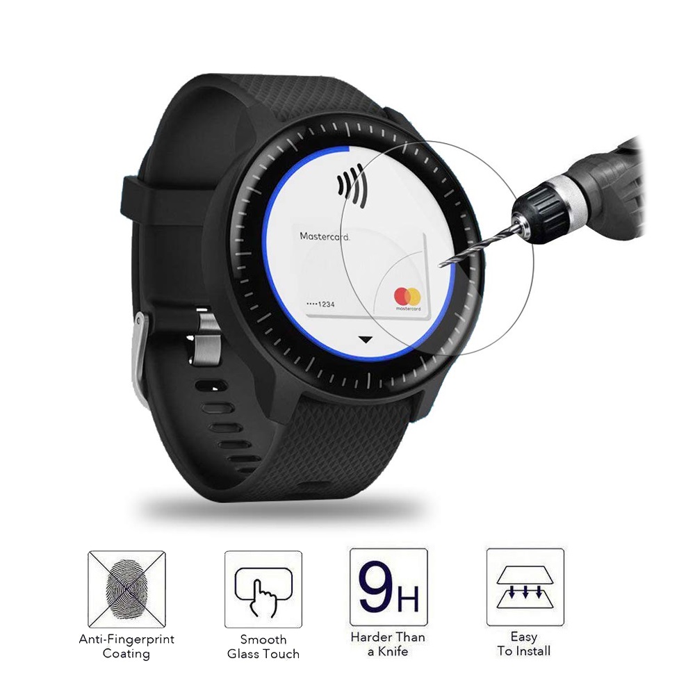 Casio Watches Smartwatch - Uniwersalny okrągły szkło hartowane folia ochronna