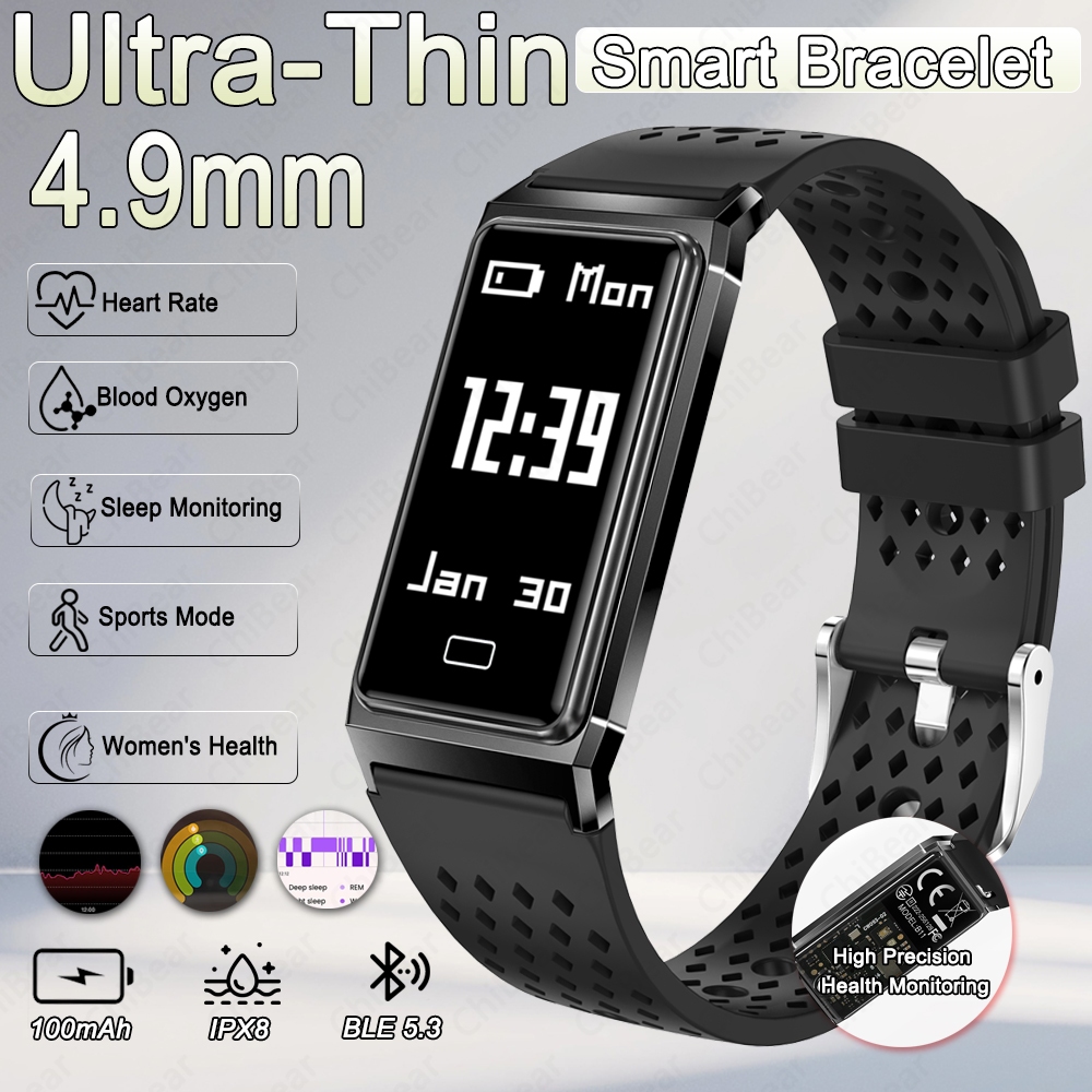 Smartwatch Slim Watches For Men - 2026 Nowy, ultracienki smartwatch 4.9mm z