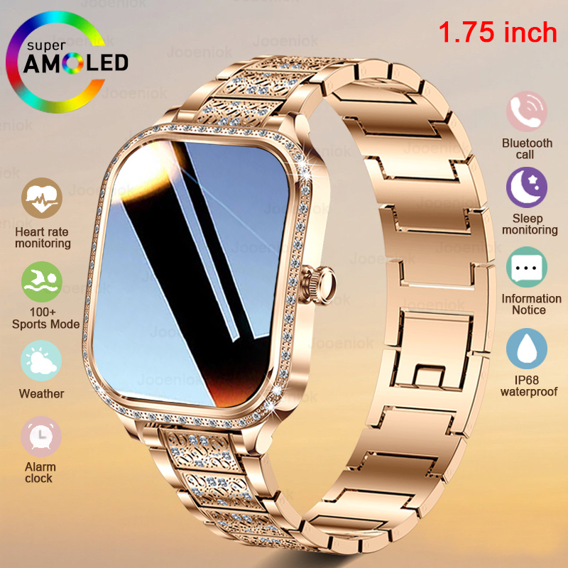 Watches Ladies Smartwatch - Nowy Smartwatch Damski z Pomiarem Tętna,