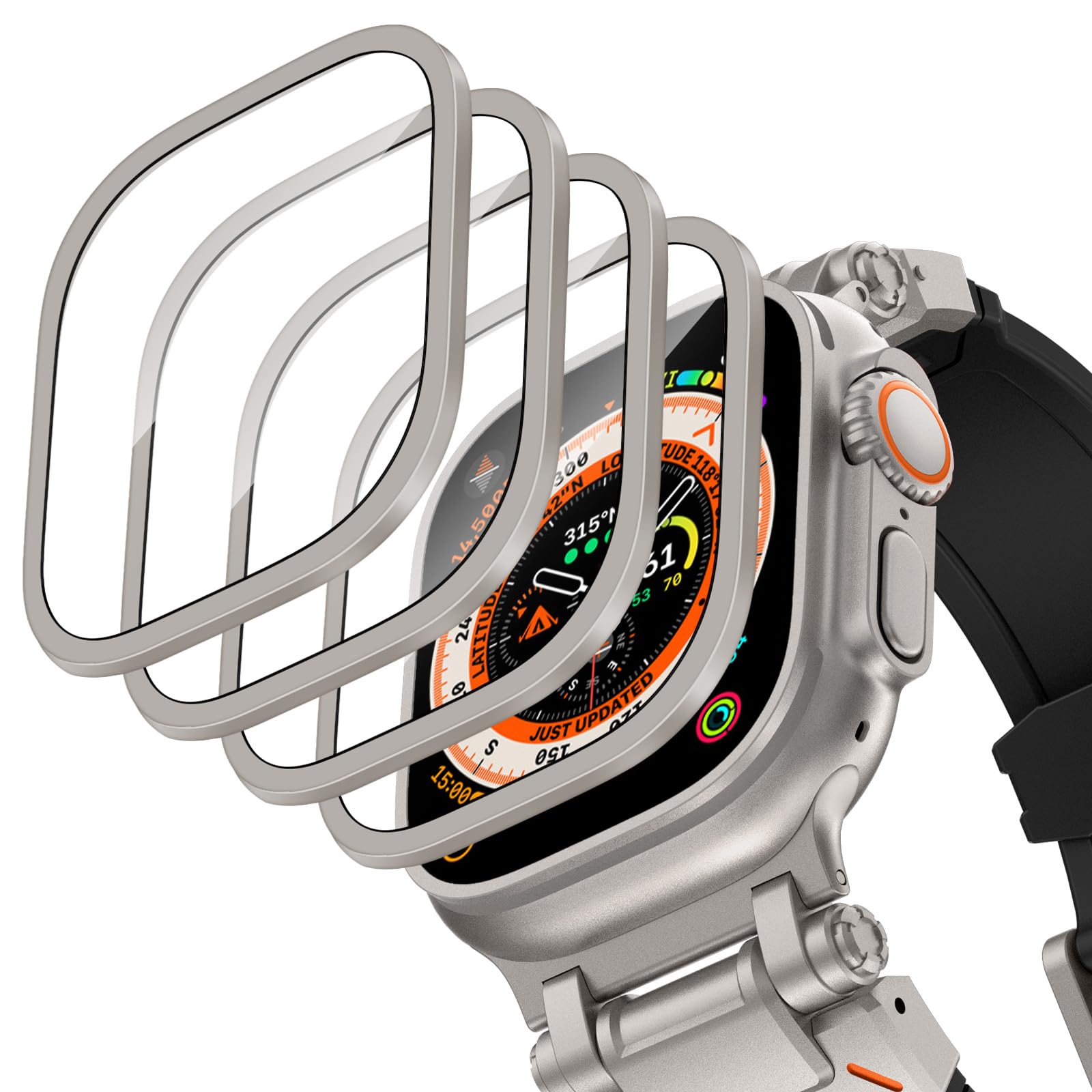 Smartwatch Apple Watches For Women - Obudowa ze stopu aluminium + szkło