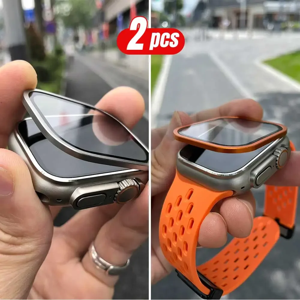 2 SZT. Tytanowa Metalowa Ramka – Smartwatch Apple Watches For Women recenzja i cena