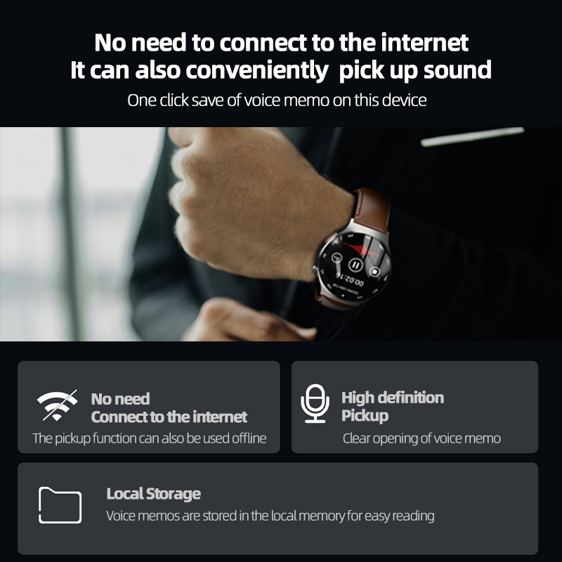 Zegarek z dyktafonem PHILIPS,  – Smartwatch Noise Watches For Men recenzja i cena