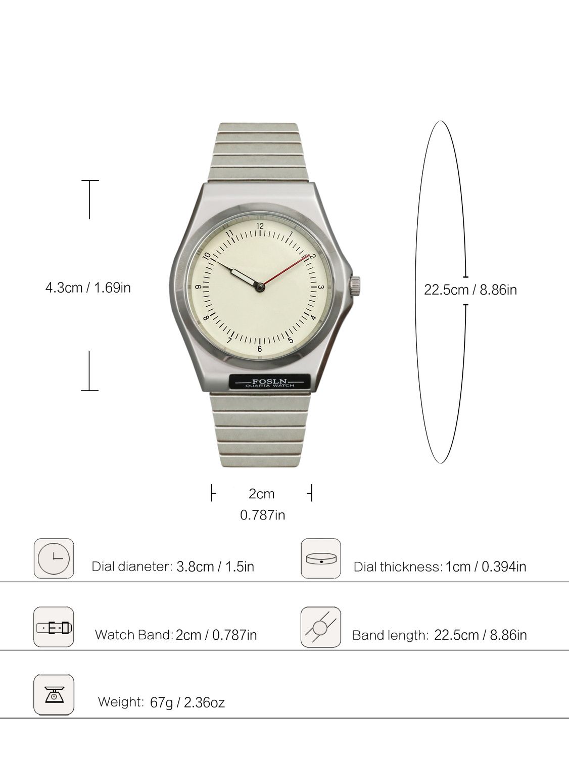 Minimalistyczne, personalizowa – Analog Quartz Watch recenzja i cena