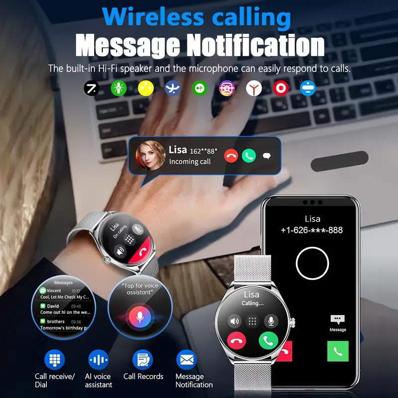 2026 Nowy Ultracienki Smartwat – Watches Ladies Smartwatch recenzja i cena