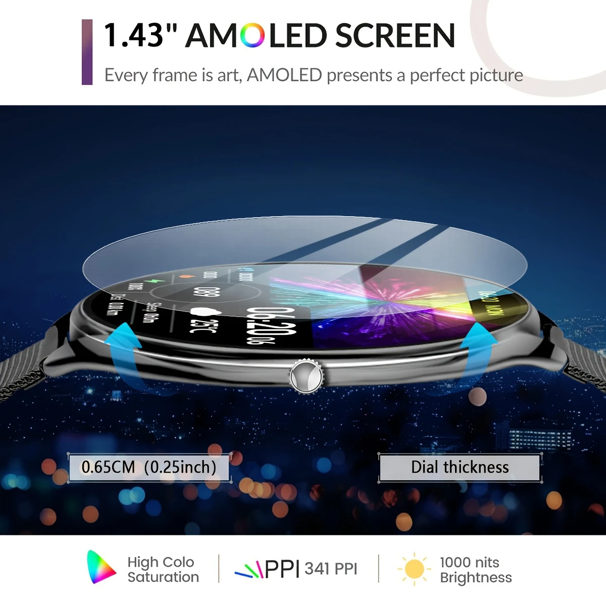 2026 Nowy Ultracienki Smartwat – Watches Ladies Smartwatch recenzja i cena