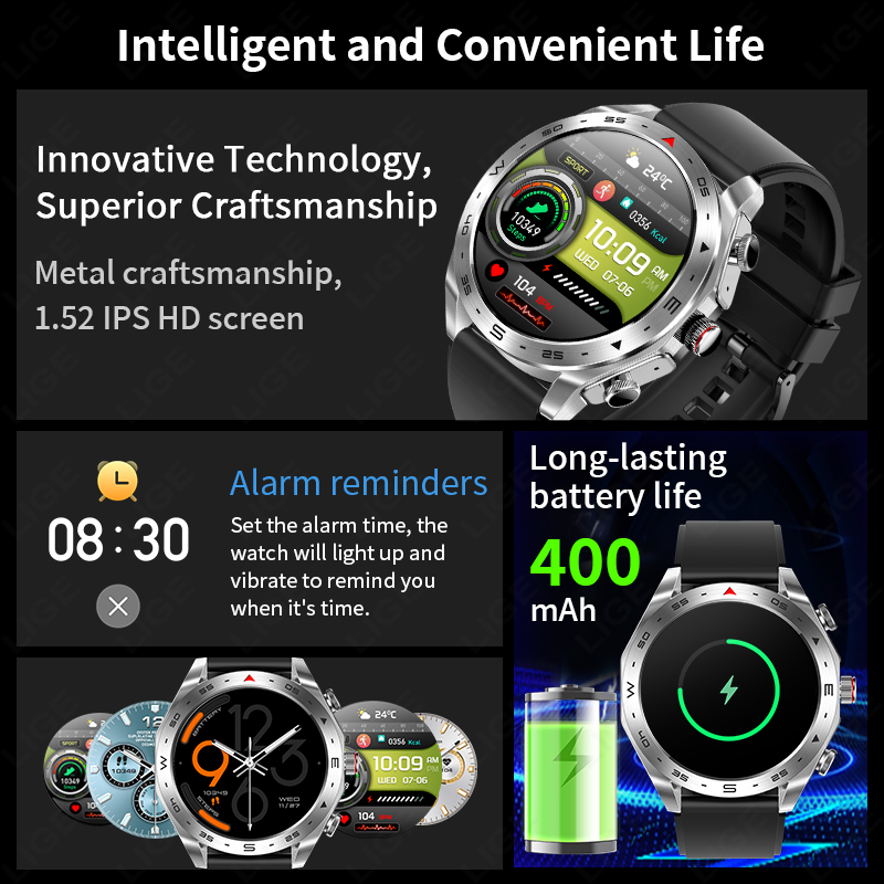 Nowy Smartwatch TWS 2w1 ze słu – Smartwatch Noise Watches For Men recenzja i cena