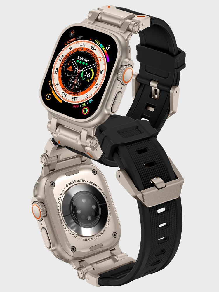 Silikonowy pasek do Apple Watc – Smartwatch Rugged Watches For Men recenzja i cena