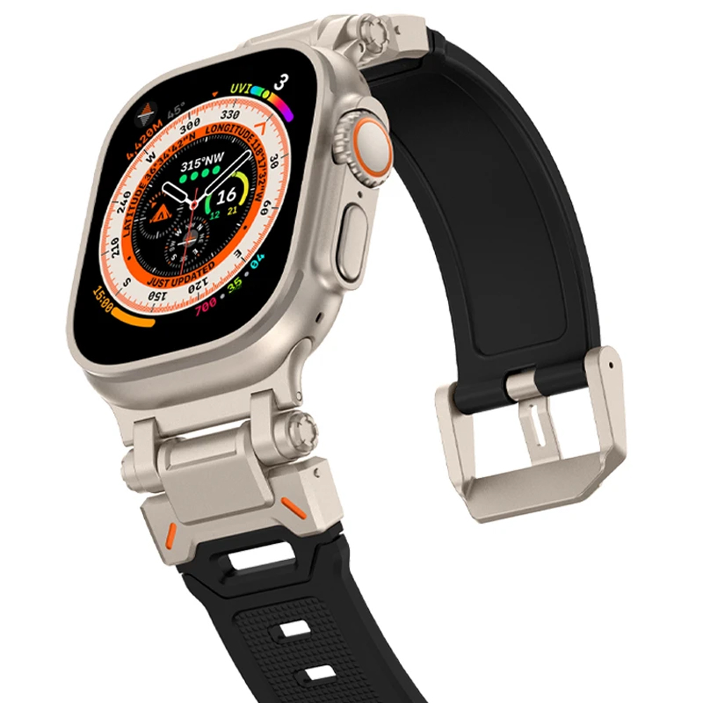 Silikonowy pasek do Apple Watc – Smartwatch Rugged Watches For Men recenzja i cena