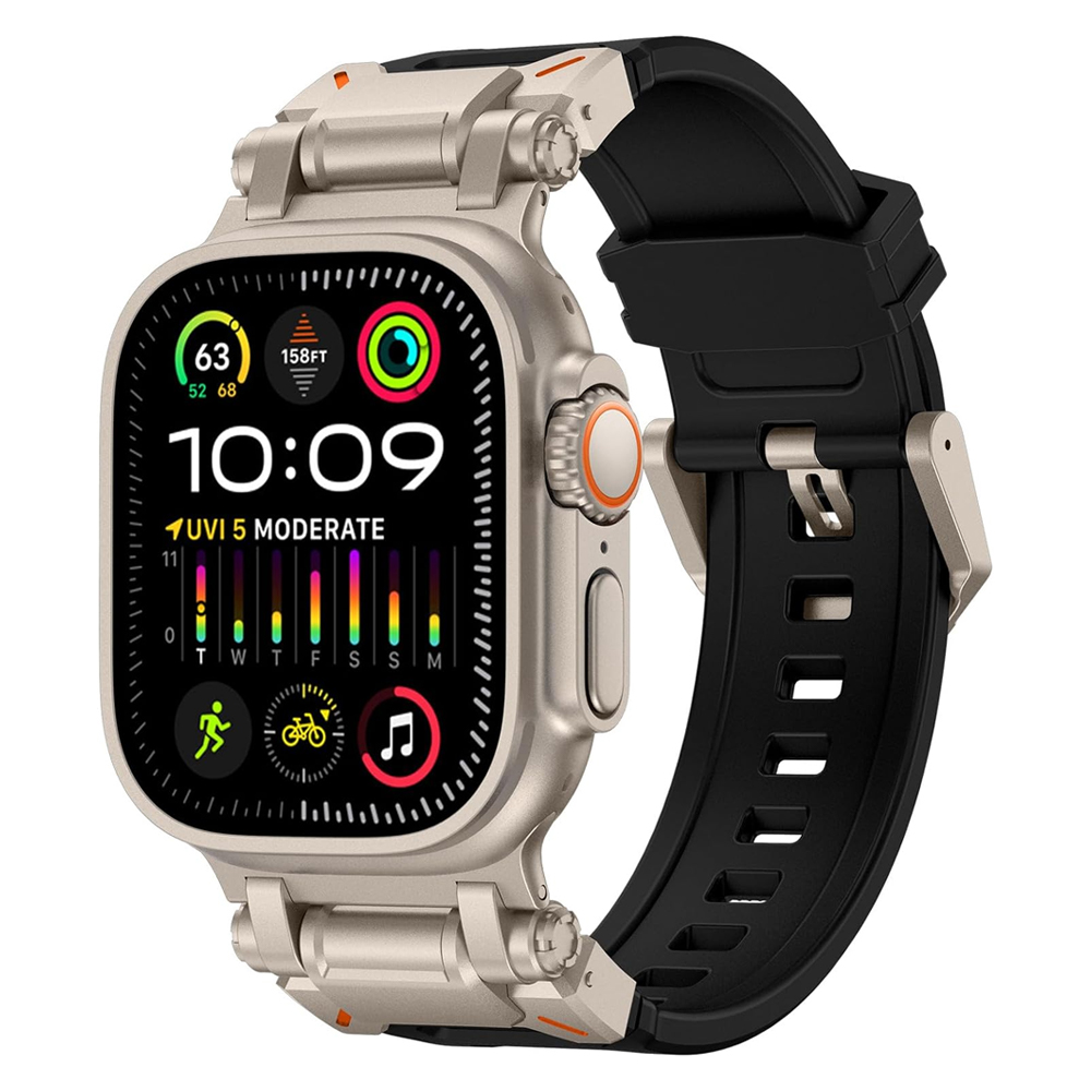 Silikonowy pasek do Apple Watc – Smartwatch Rugged Watches For Men recenzja i cena
