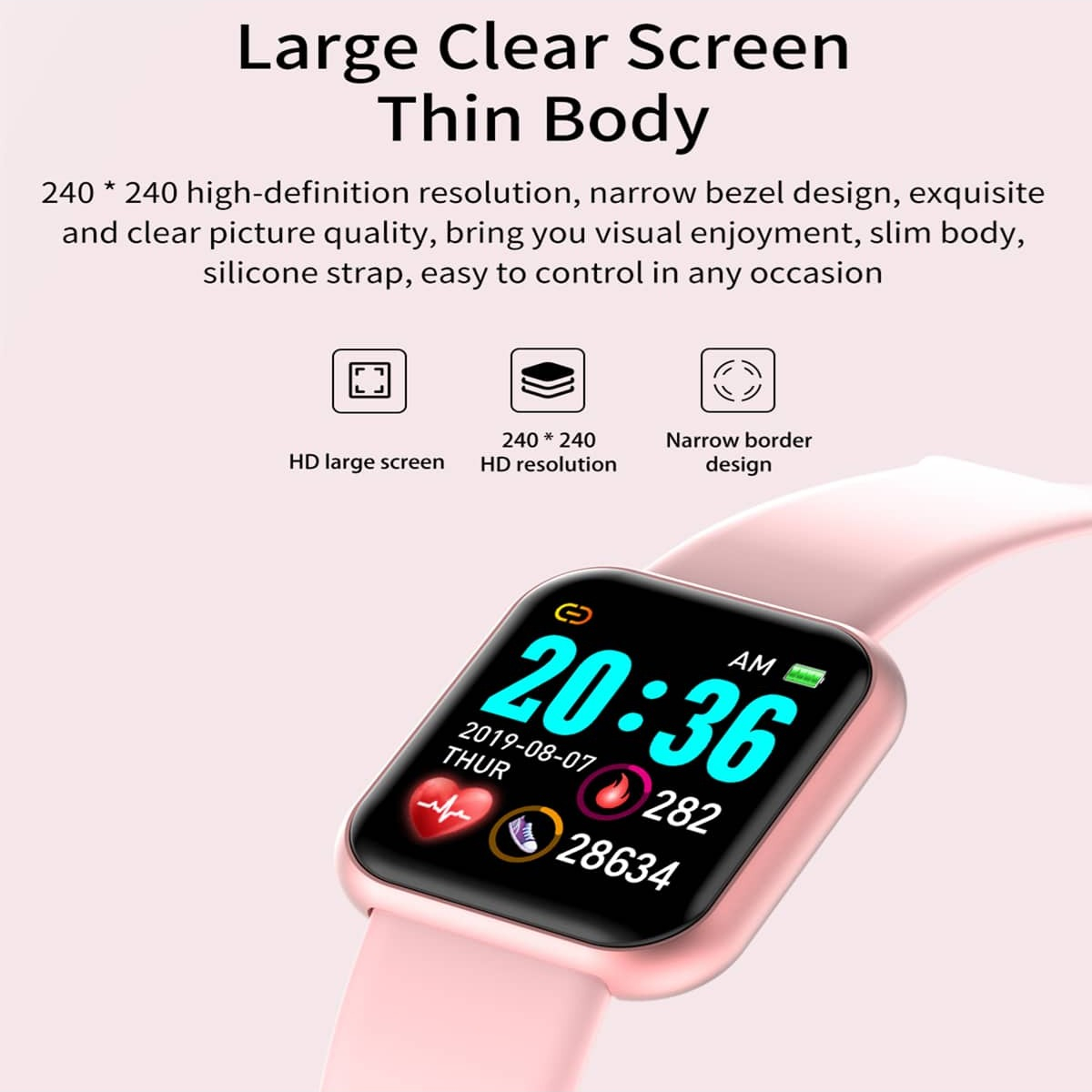 Inteligentny zegarek wiadomość – Smartwatch Sports Watches For Men recenzja i cena