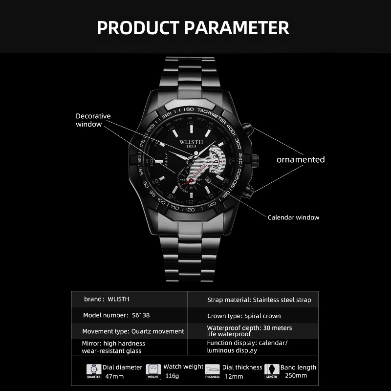 Luksusowy zegarek męski, wodoo – Smartwatch Sports Watches For Men recenzja i cena