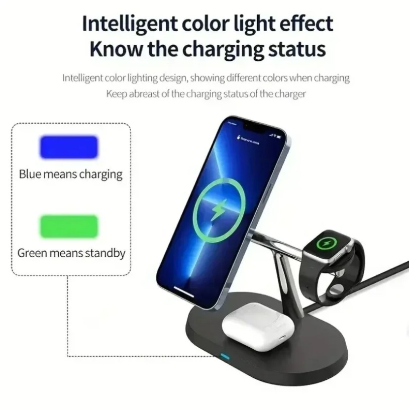 Magnetyczna bezprzewodowa stac – Smartwatch Watches For Iphone recenzja i cena