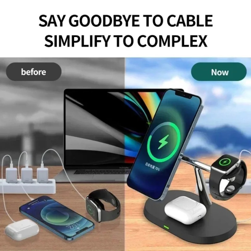 Magnetyczna bezprzewodowa stac – Smartwatch Watches For Iphone recenzja i cena