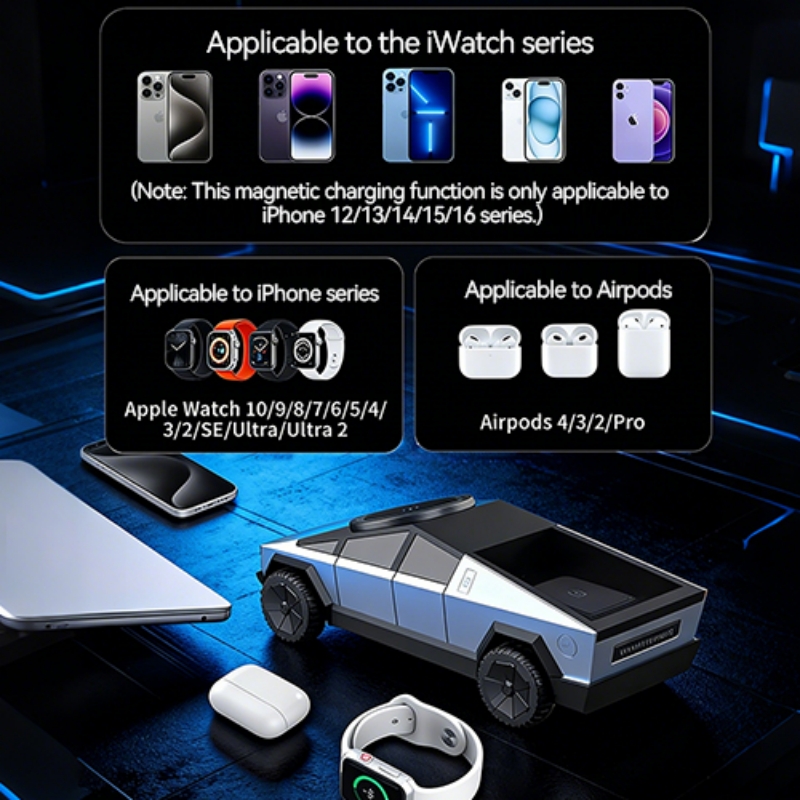 Stacja ładująca 3-w-1 CyberDoc – Smartwatch Watches For Iphone recenzja i cena
