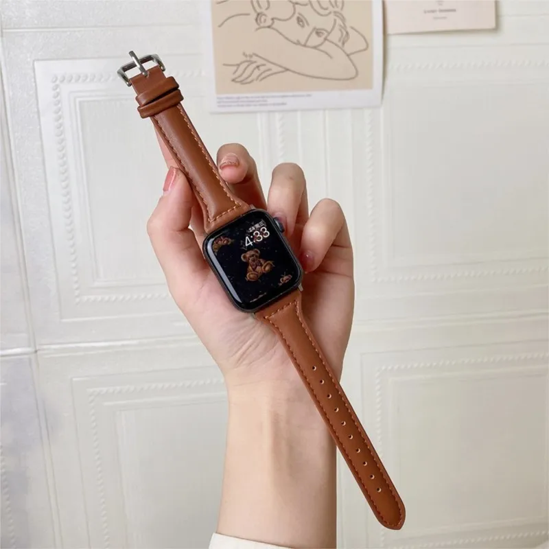 Smukły skórzany pasek do Apple – Smartwatch Apple Watches For Women recenzja i cena