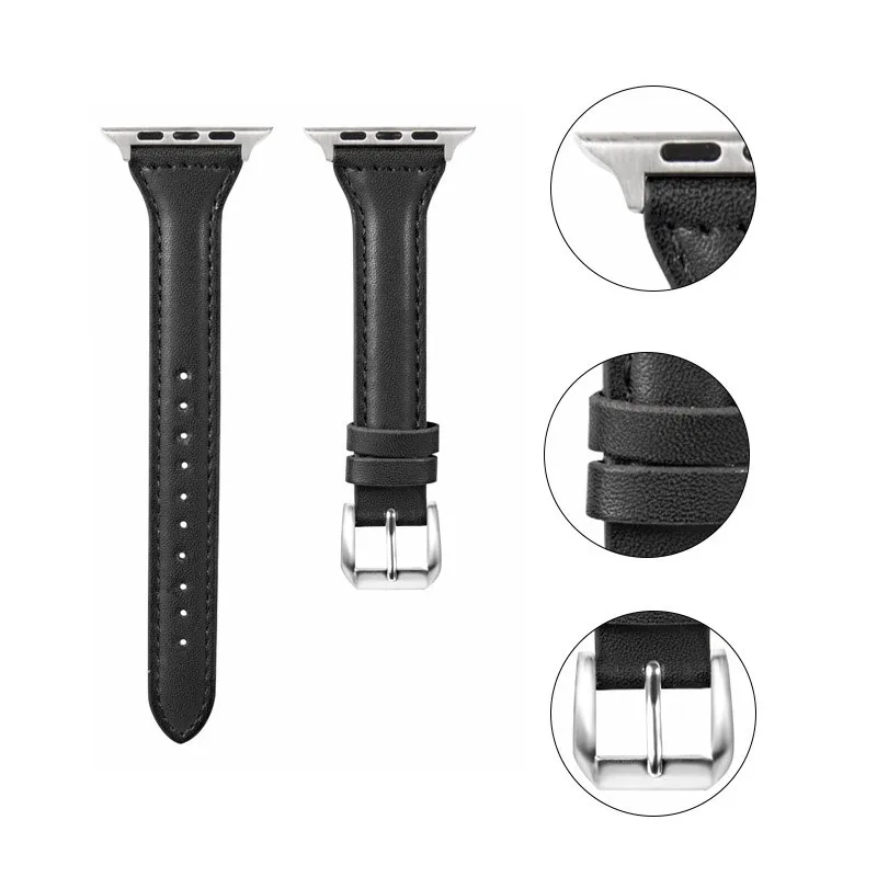 Smukły skórzany pasek do Apple – Smartwatch Apple Watches For Women recenzja i cena