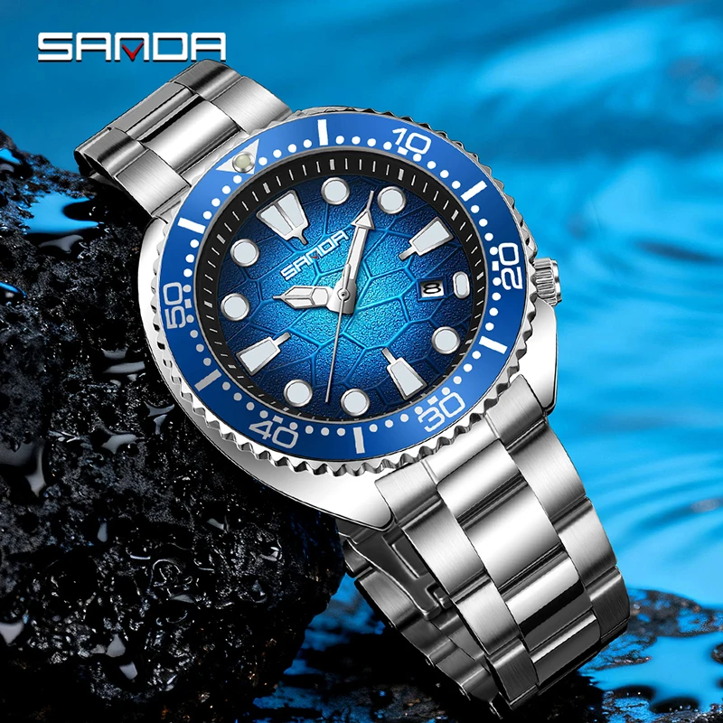 Zegarek męski SANDA Luxury Fas – Smartwatch Luxury Watches recenzja i cena