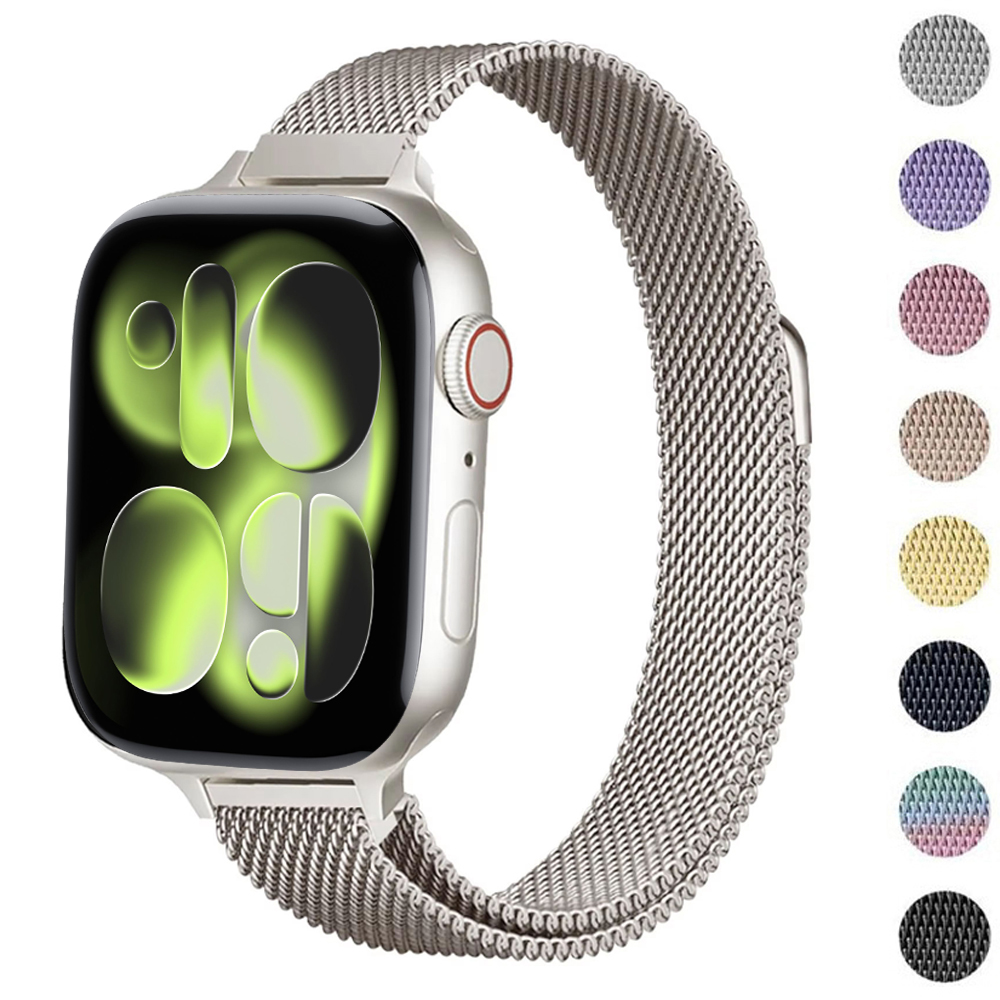 Cienki pasek typu Milanese Loo – Smartwatch Slim Watches For Men recenzja i cena