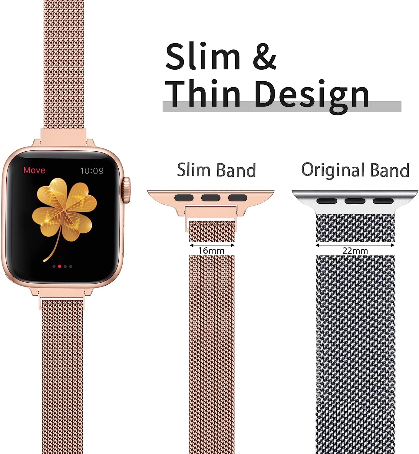 Cienki pasek typu Milanese Loo – Smartwatch Slim Watches For Men recenzja i cena