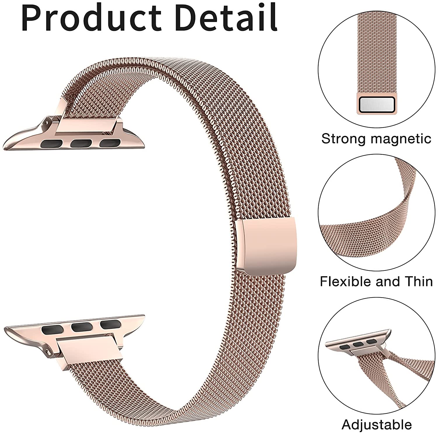 Cienki pasek typu Milanese Loo – Smartwatch Slim Watches For Men recenzja i cena