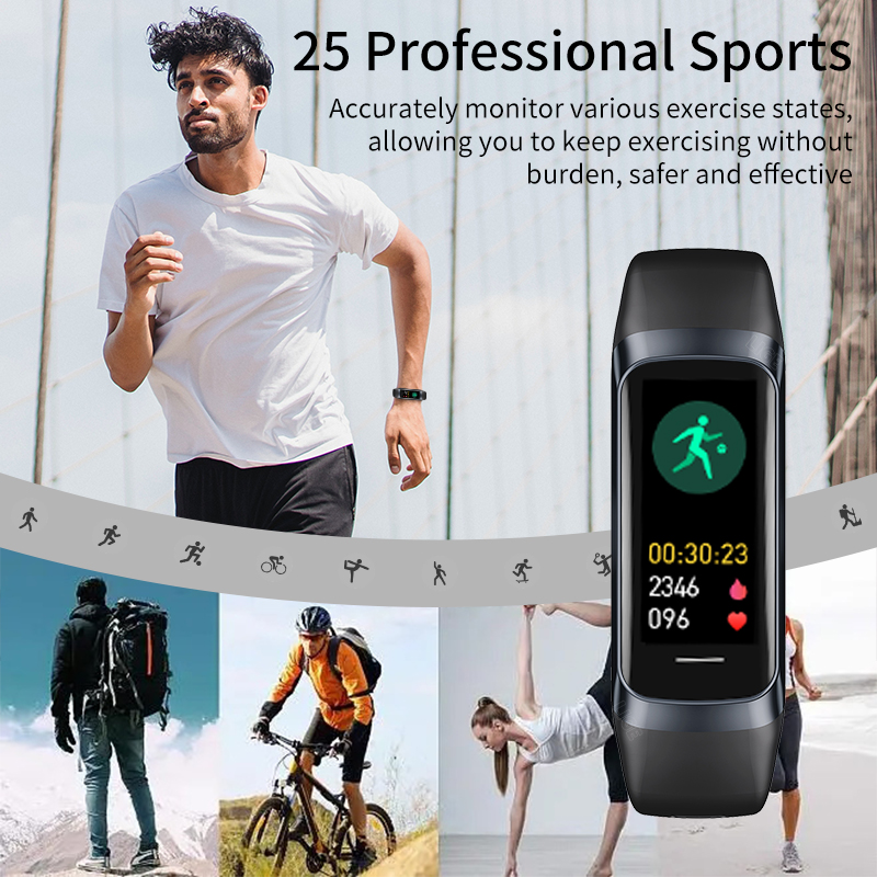 LIGE 1.1 Calowy Smartband z Ek – Smartwatch Health Watches For Women recenzja i cena