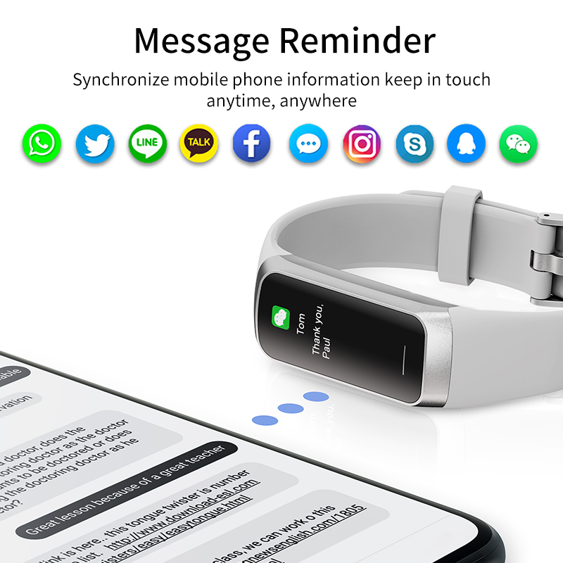 LIGE 1.1 Calowy Smartband z Ek – Smartwatch Health Watches For Women recenzja i cena