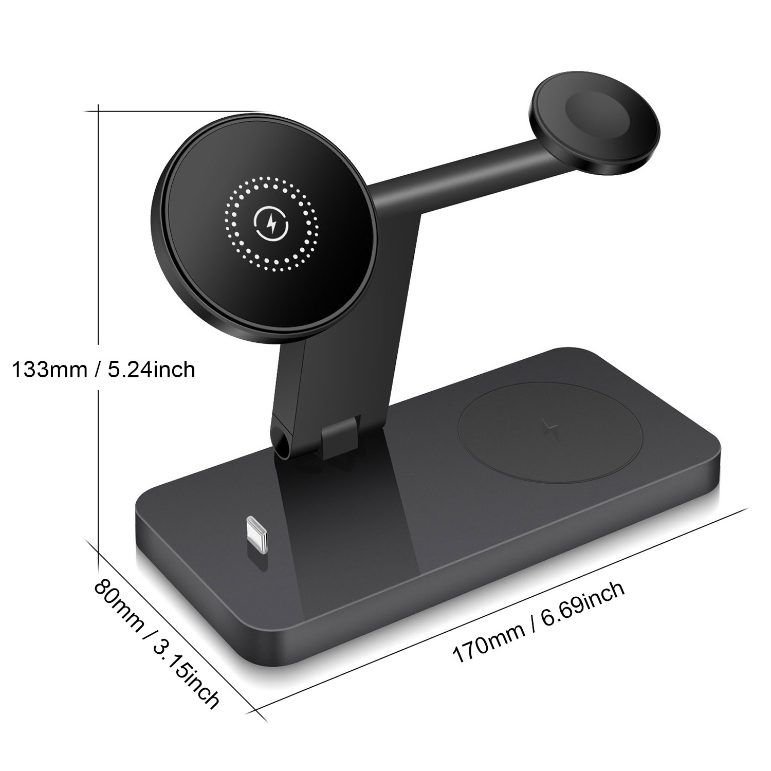 Magnetyczna bezprzewodowa stac – Smartwatch Watches For Iphone recenzja i cena