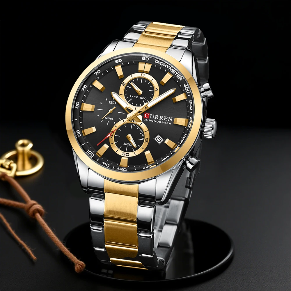 CURREN Casual Quartz Chrono Sp – Analog Quartz Watch recenzja i cena