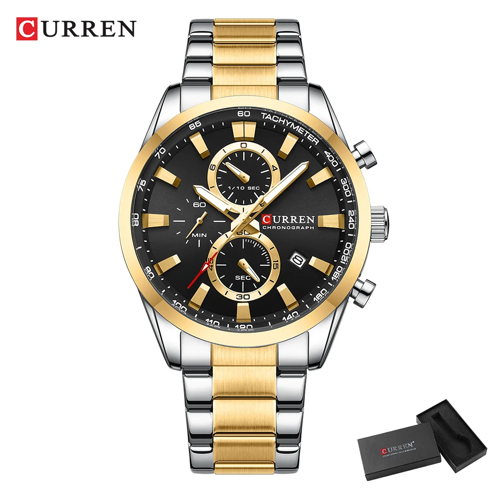 CURREN Casual Quartz Chrono Sp – Analog Quartz Watch recenzja i cena