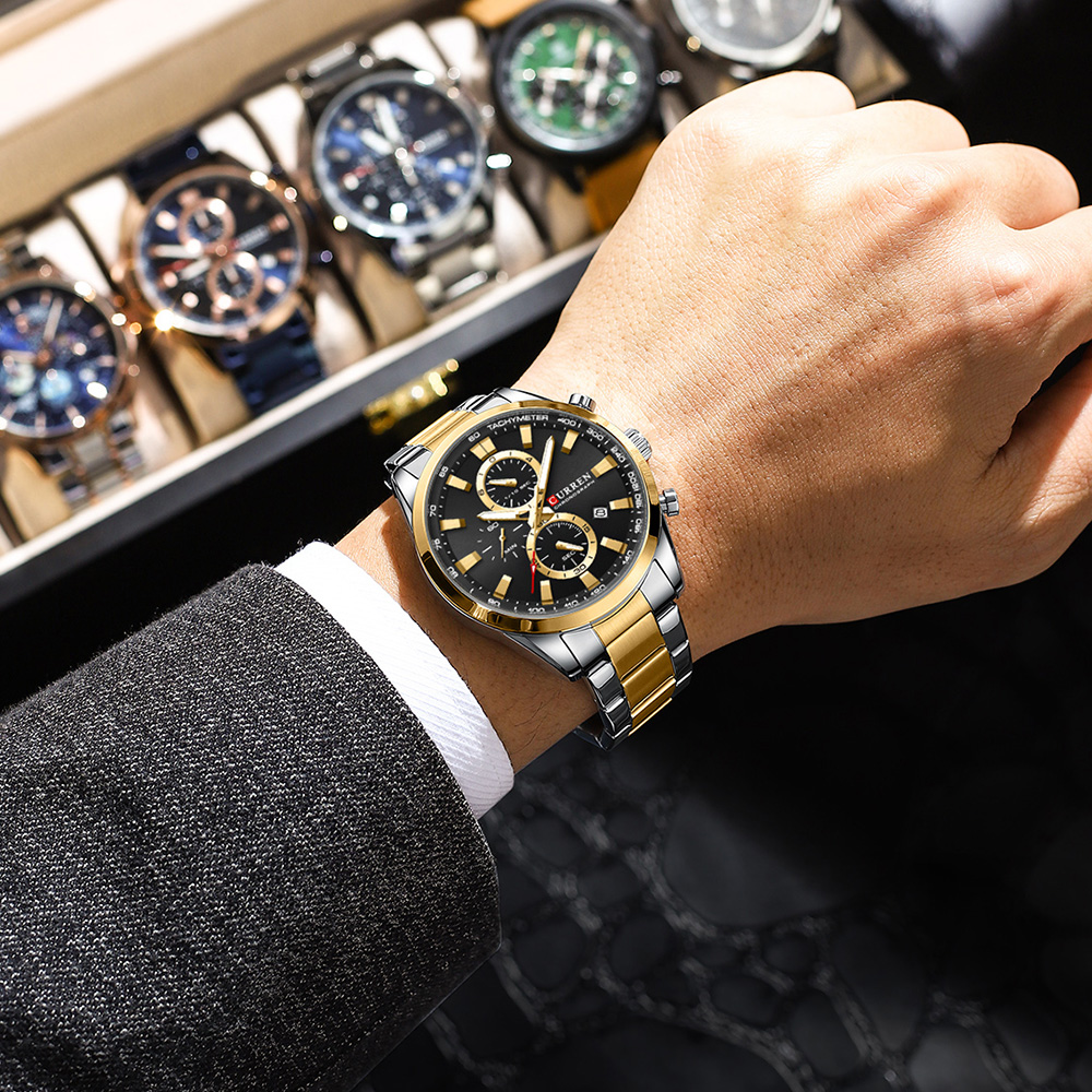 CURREN Casual Quartz Chrono Sp – Analog Quartz Watch recenzja i cena