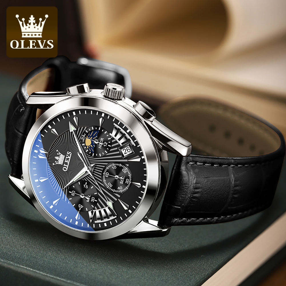 Męskie zegarki OLEVS w stylu c – Analog Quartz Watch recenzja i cena