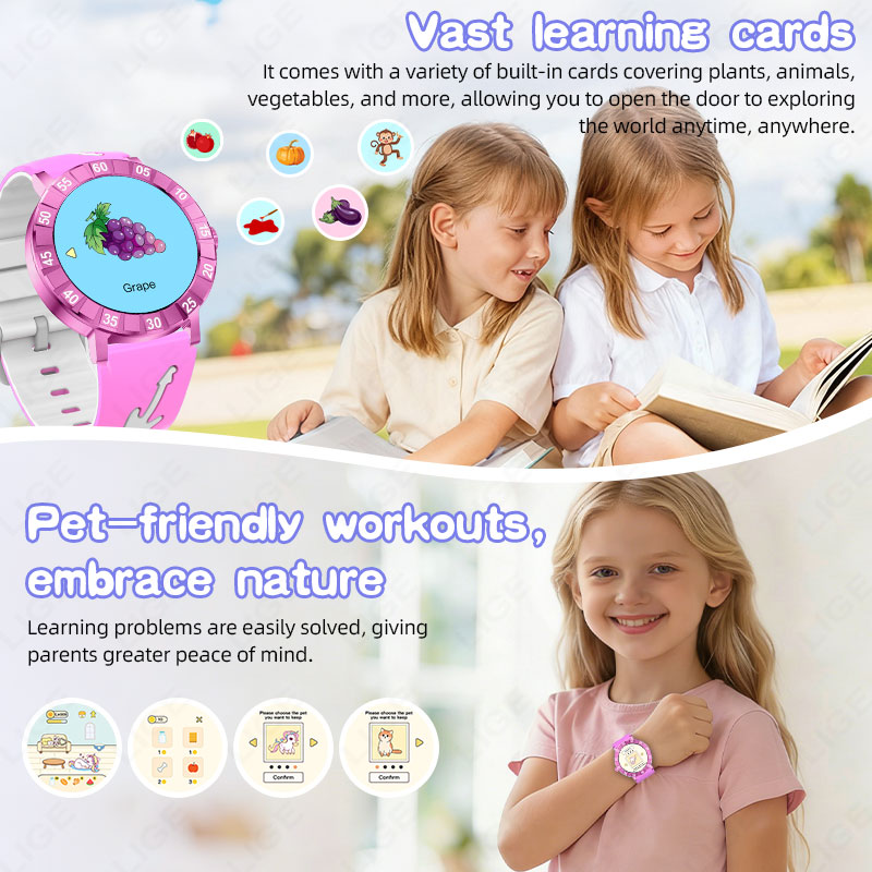 LIGE Dziewczęcy Smartwatch SOS – Smartwatch Watches Useful Gift For Boys recenzja i cena