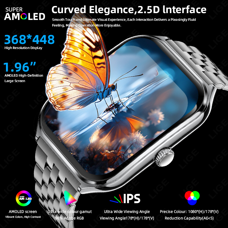 LIGE Modny, ultracienki smartw – Smartwatch Slim Watches For Men recenzja i cena