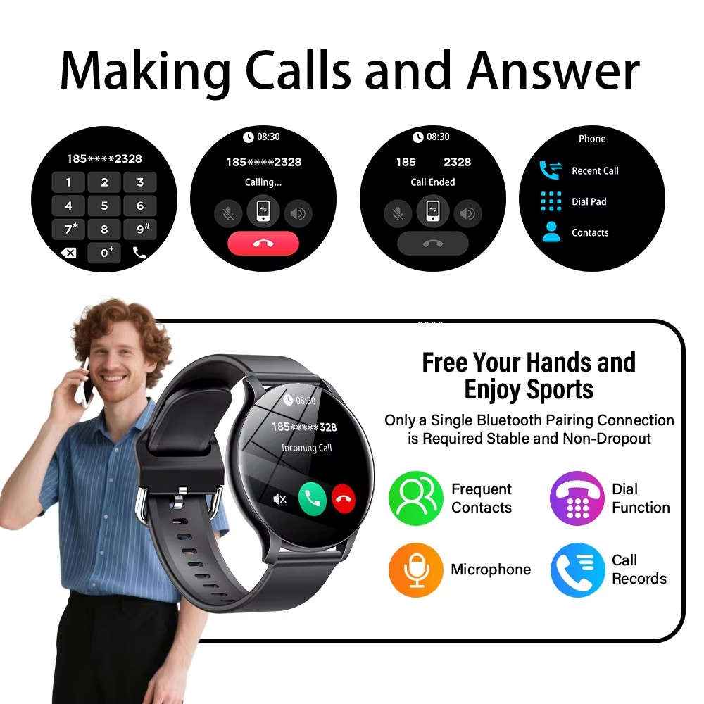 Nowy Smartwatch 2025 Monitor T – Watches Ladies Smartwatch recenzja i cena