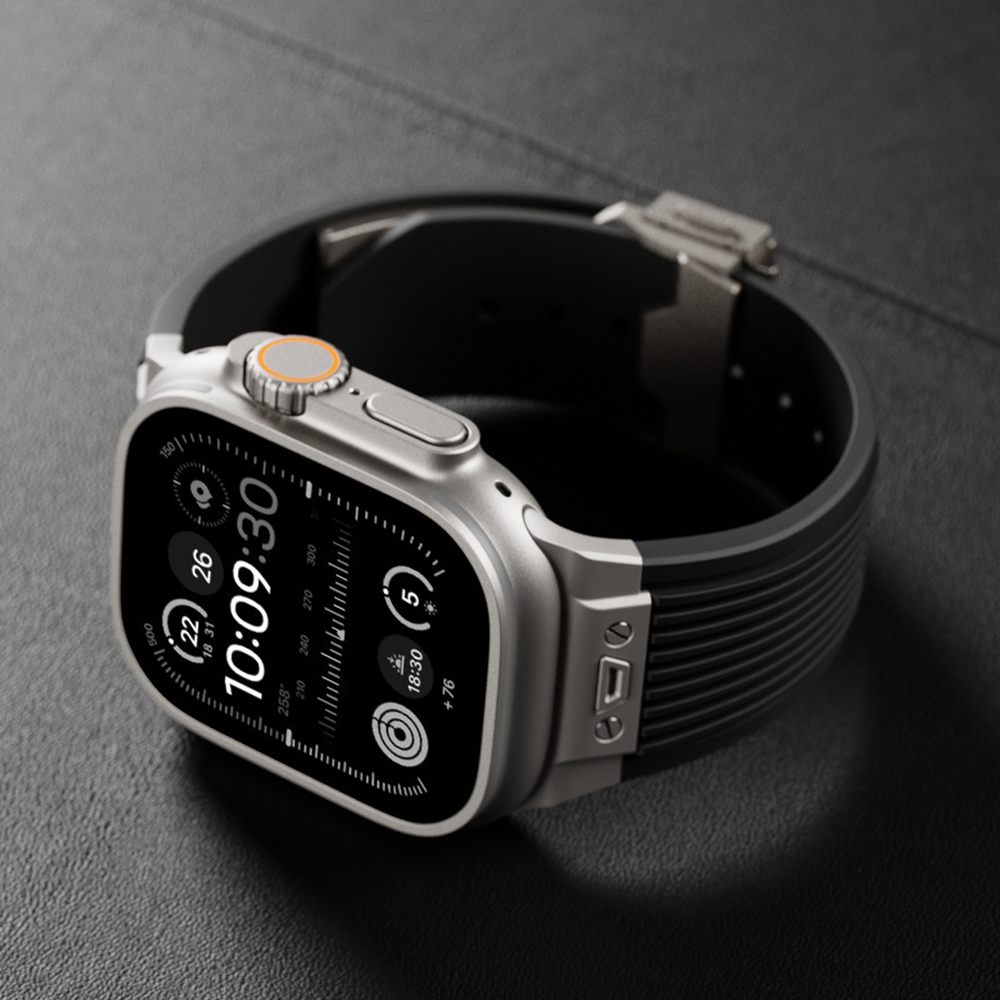 Silikonowy pasek do Apple Watc – Smartwatch Slim Watches For Men recenzja i cena