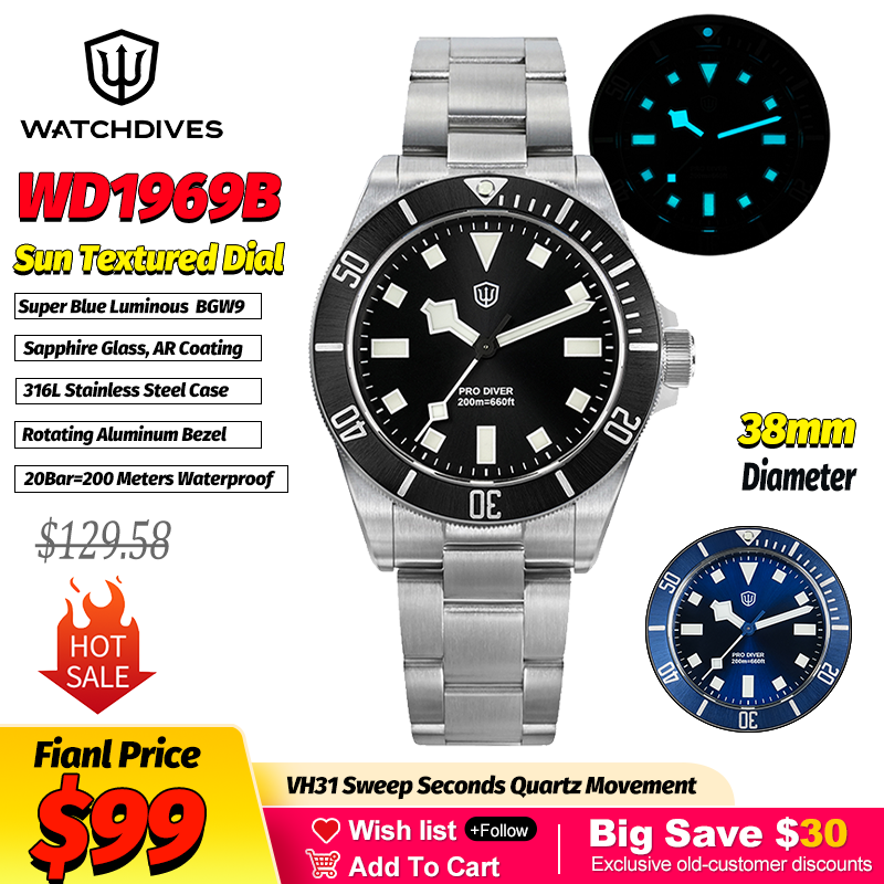 Zegarki kwarcowe Watchdives WD – Smartwatch Luxury Watches recenzja i cena