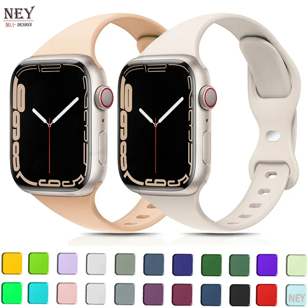 Cienki silikonowy pasek do App – Smartwatch Slim Watches For Men recenzja i cena