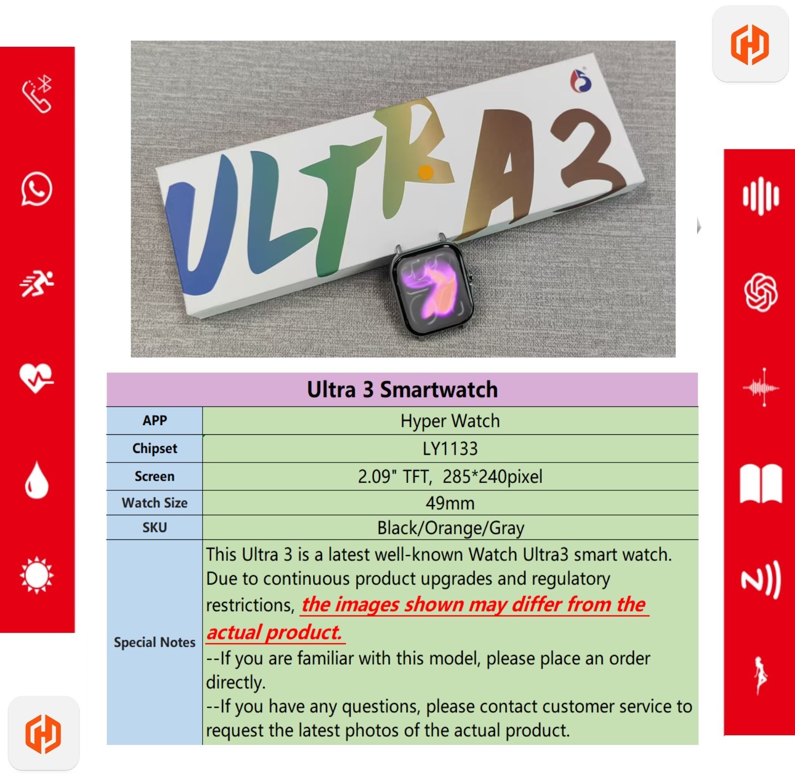 Smartwatch Choice Watch Ultra3 – Watch Iwo recenzja i cena