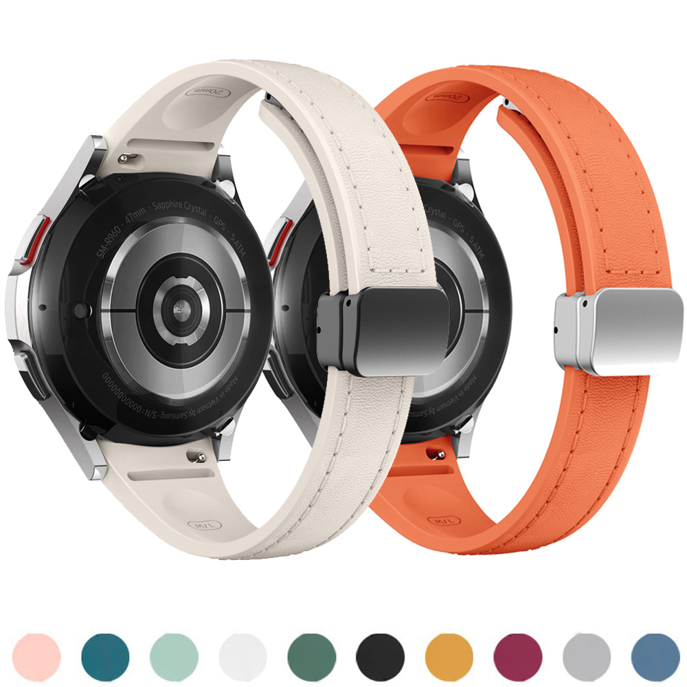 Prawdziwa skóra + silikonowy p – Smartwatch Slim Watches For Men recenzja i cena