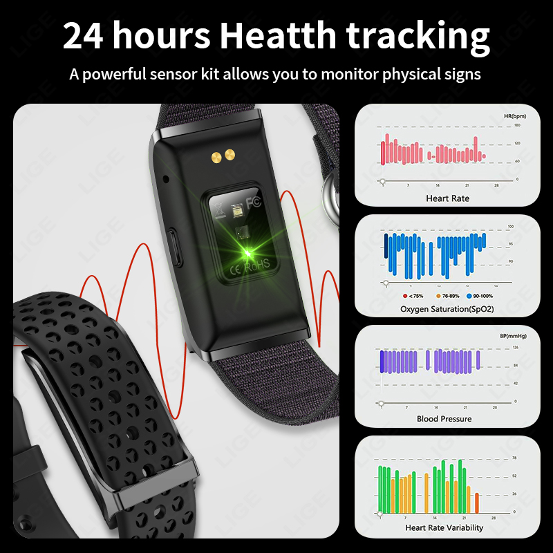 LIGE 100+ Sportowy Tracker Fit – Smartwatch Sports Watches For Men recenzja i cena