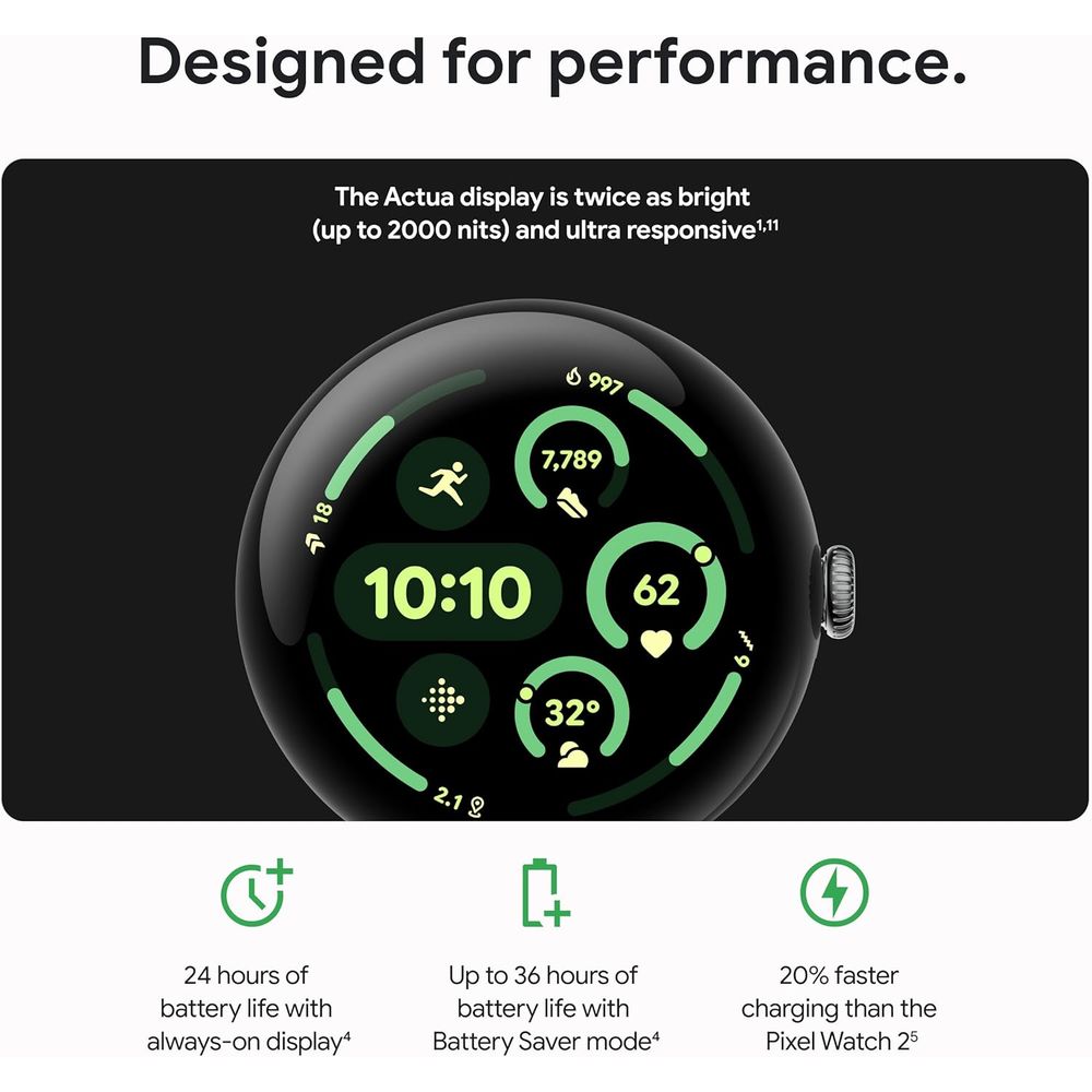 Pixel Watch 3 (45mm) 2024 el - – Smartwatch El recenzja i cena