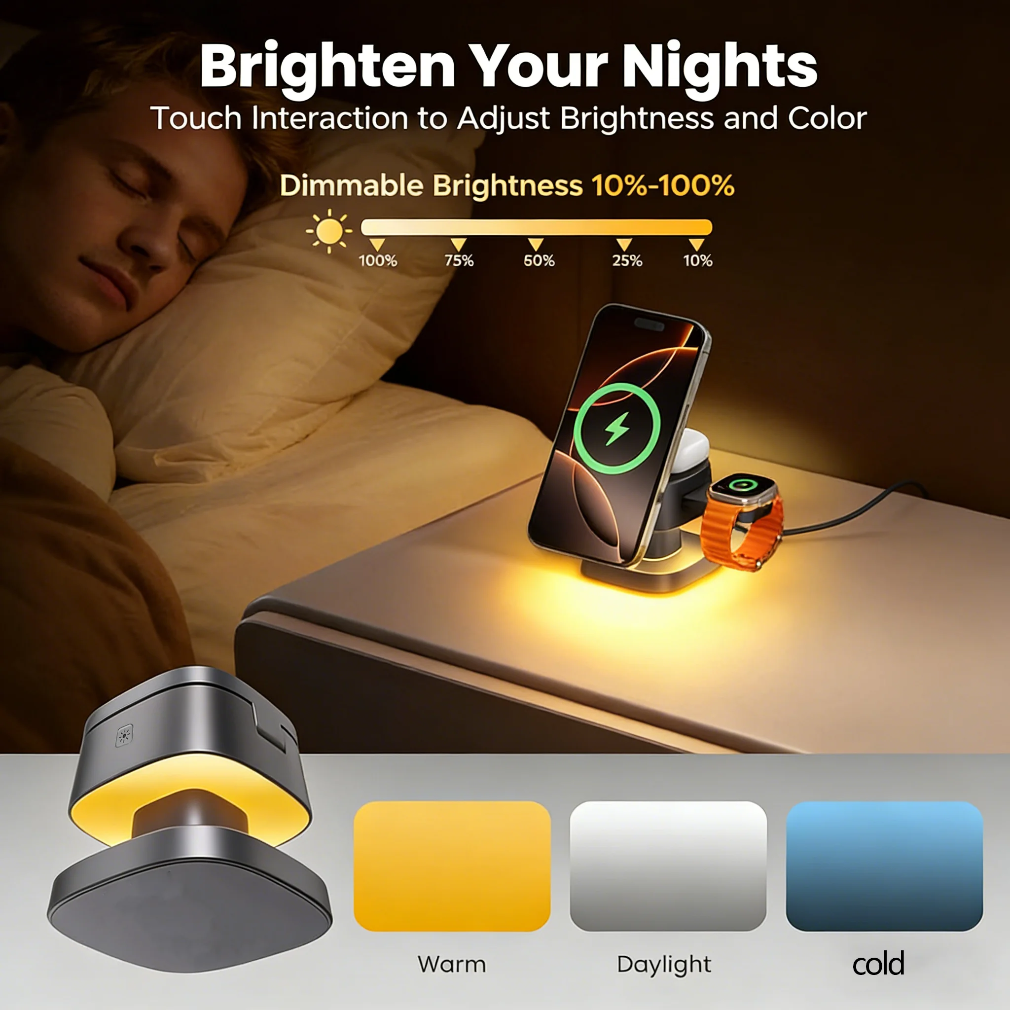 TIMESS Lampka Nocna Grzybek Be – Smartwatch Watches For Iphone recenzja i cena