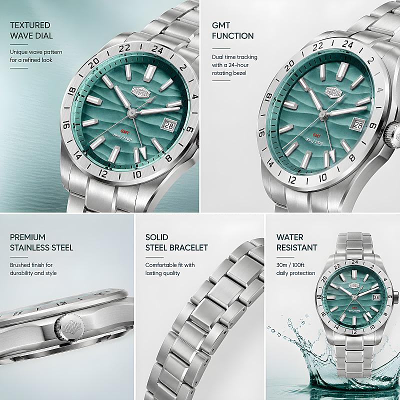 HEROFORCE Nowy Wodoodporny Świ – Smartwatch Luxury Watches recenzja i cena